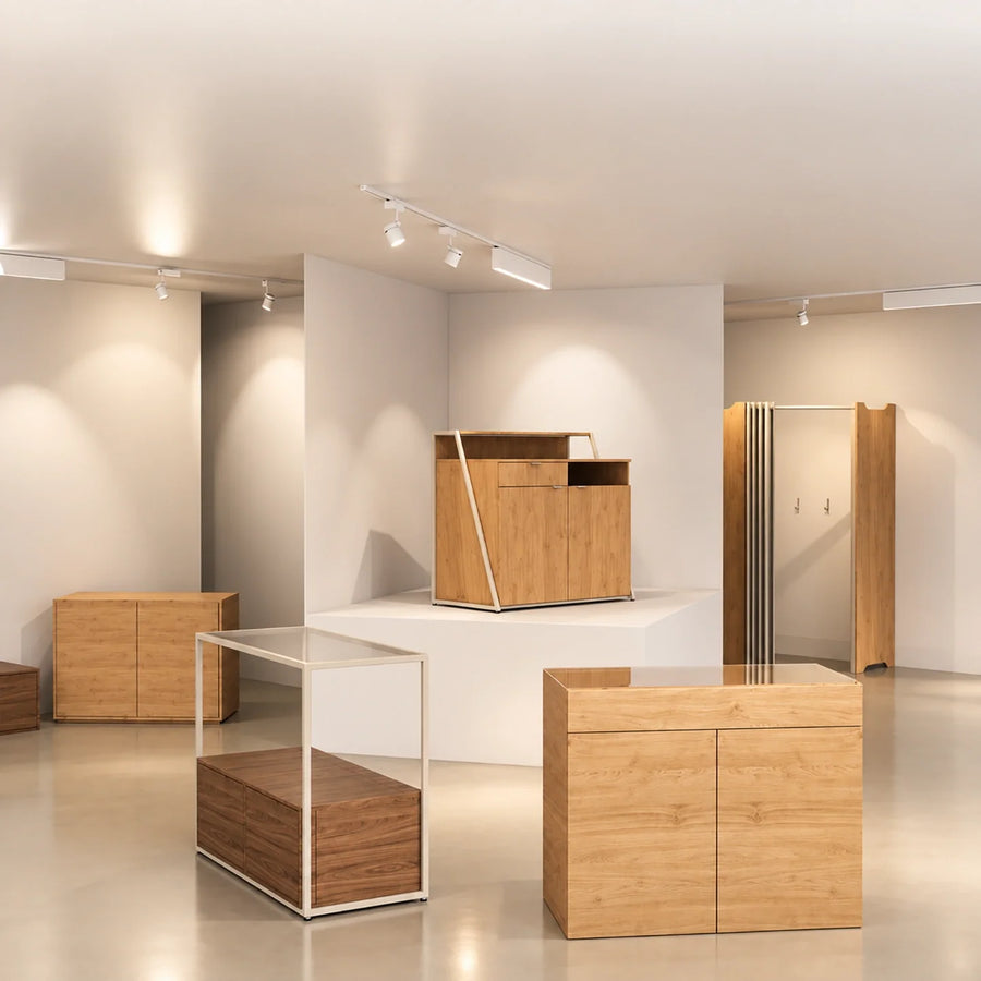 COMPTOIRS, CABINES & STOCKAGE