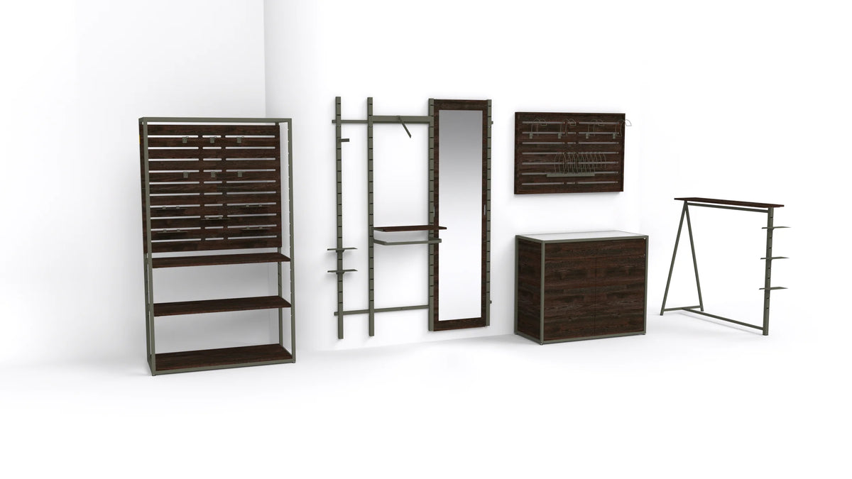 Simulation nuancier de couleurs - RAL 7013 et H1199