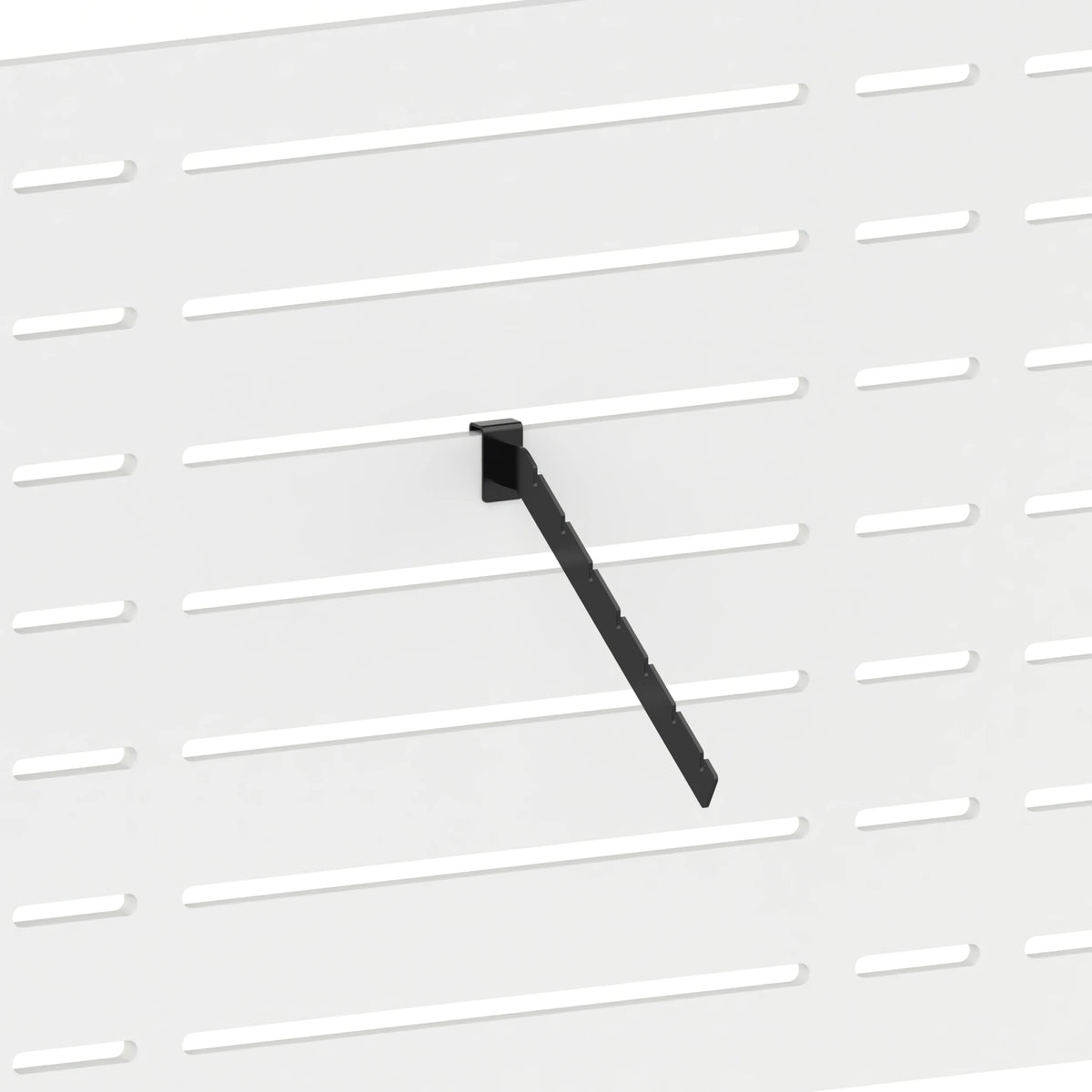 Bras en cascade pour portant (panneau Slatwall) — coloris noir
