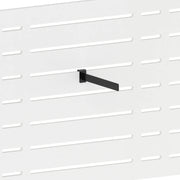 Bras droit pour portant (panneau Slatwall) — coloris noir