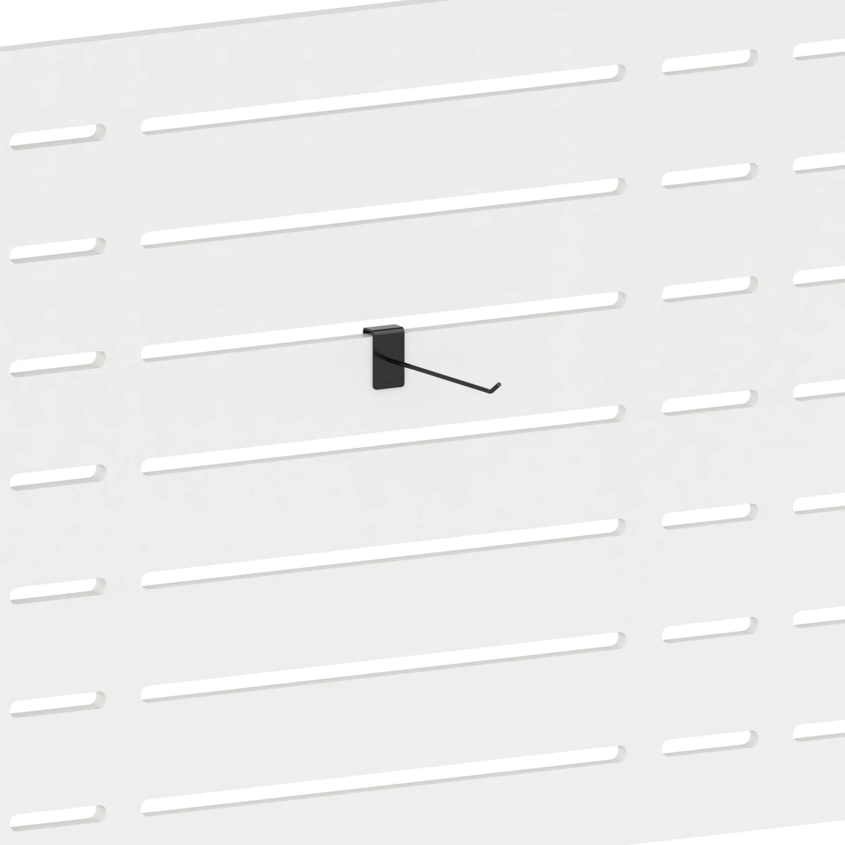 Broche à picots 20 cm (panneau Slatwall) — coloris noir
