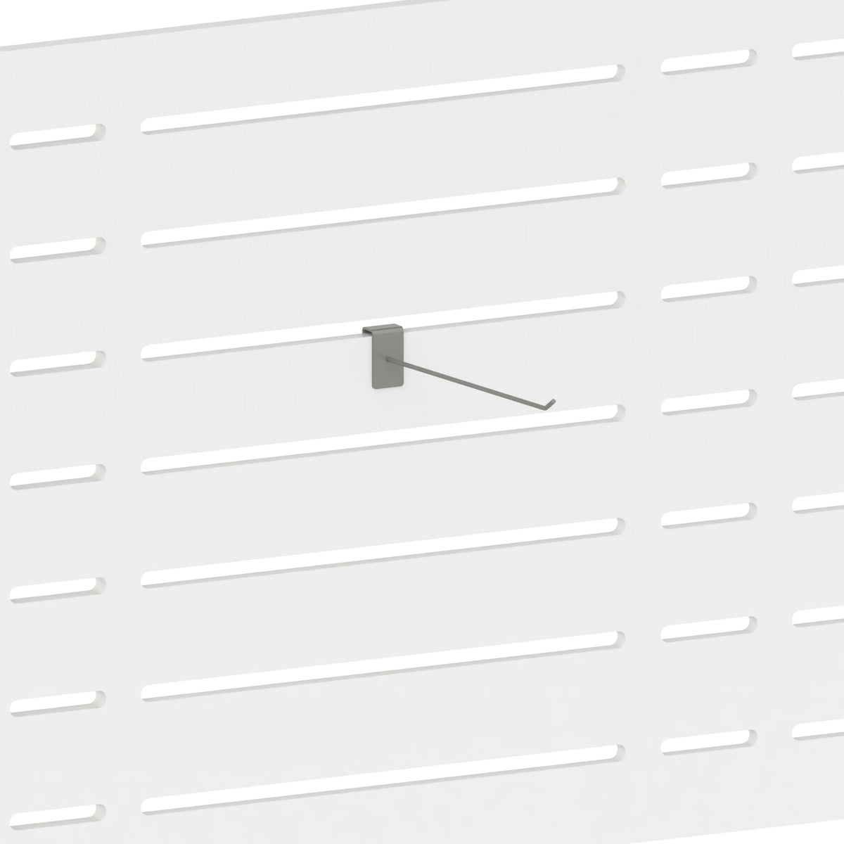Broche à picots 30 cm (panneau Slatwall) — coloris gris