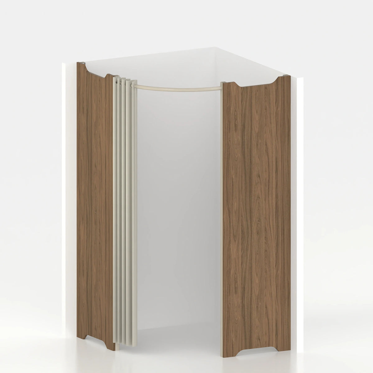 Cabine essayage d'angle Ø 120 cm