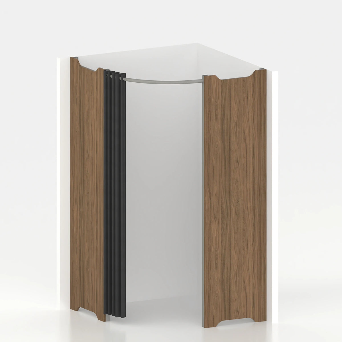 Cabine essayage d'angle Ø 120 cm