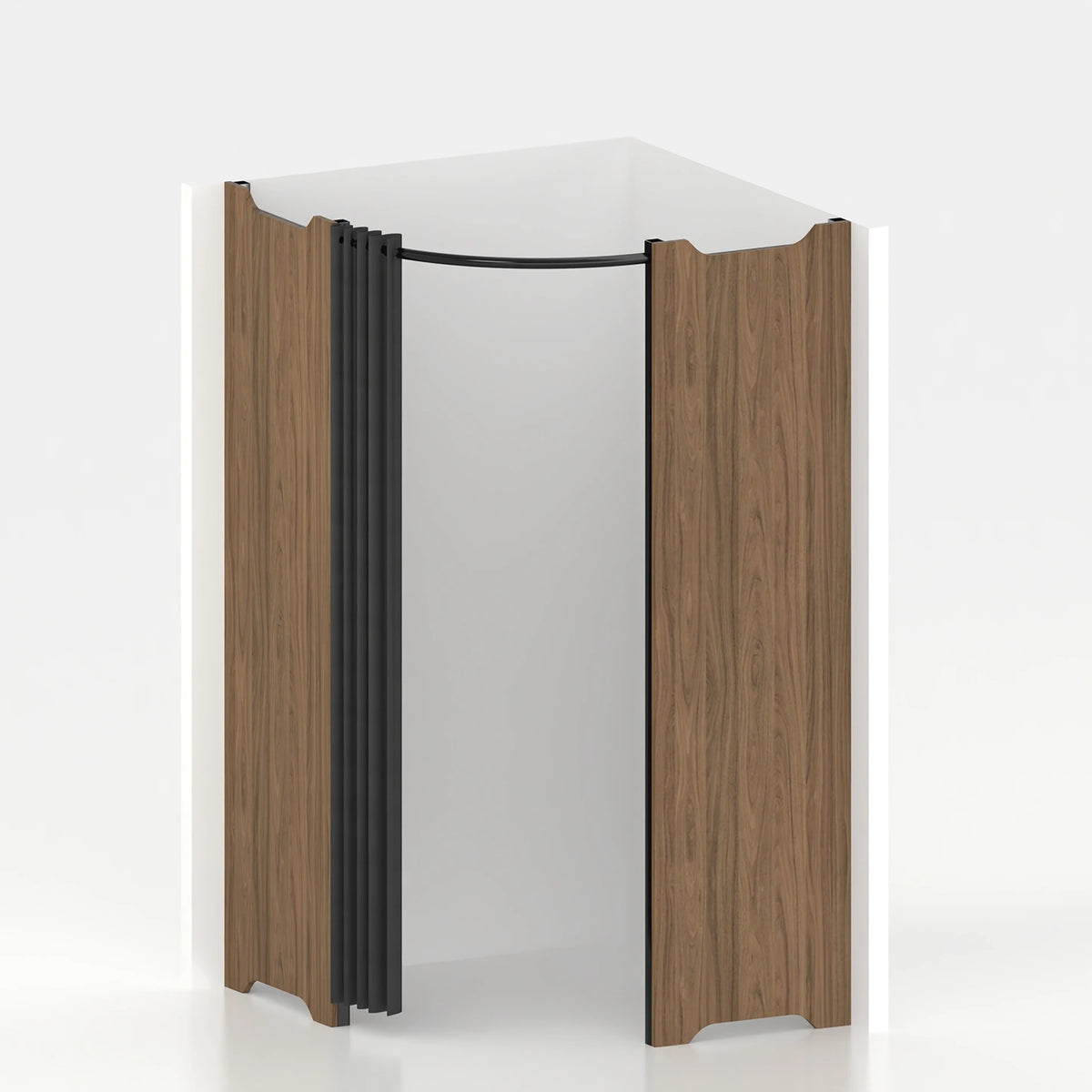 Cabine essayage d'angle Ø 120 cm