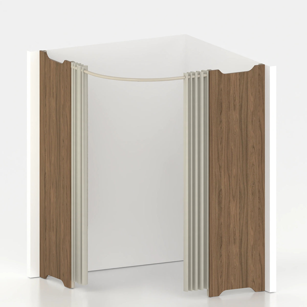 Cabine essayage d'angle PMR Ø 150 cm