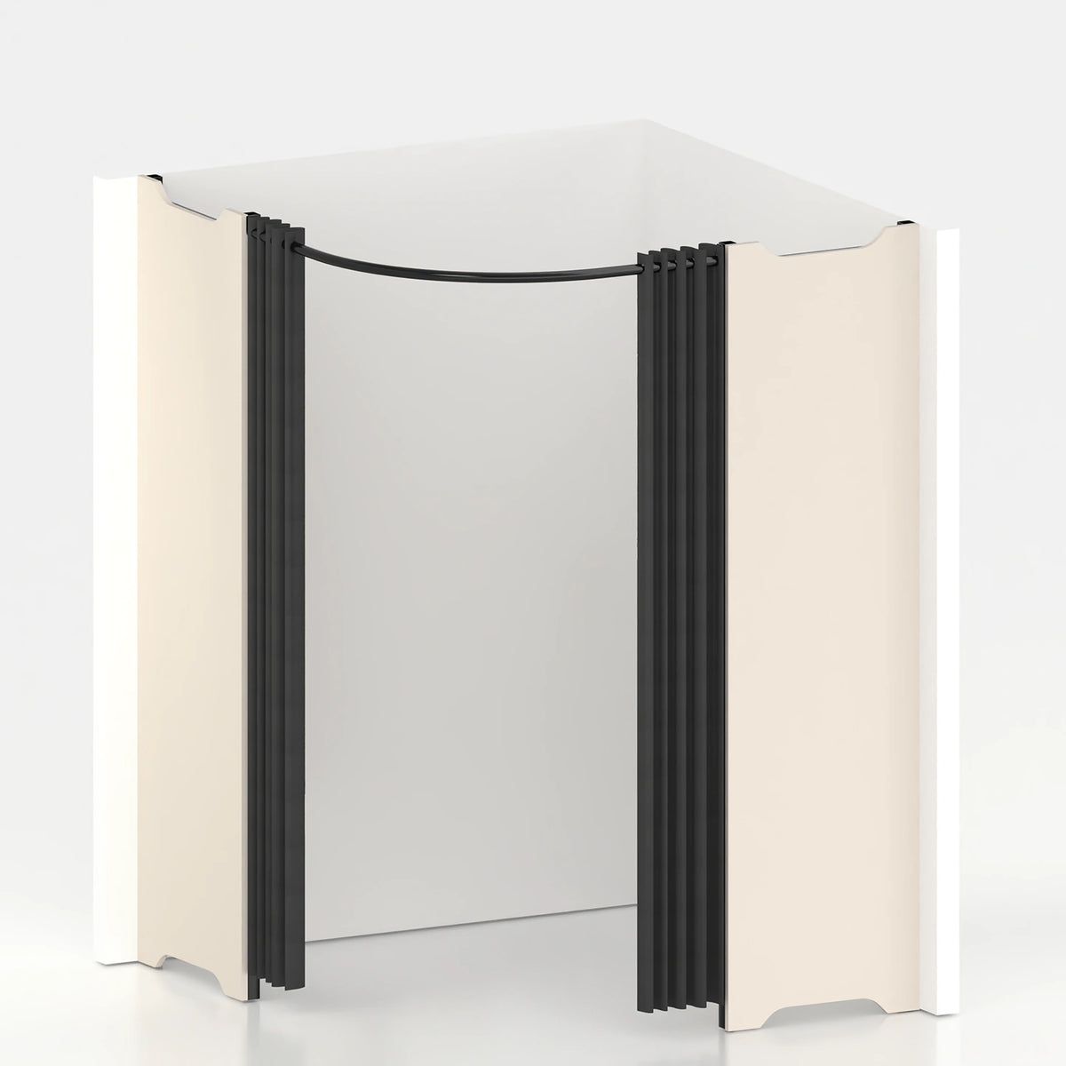 Cabine essayage d'angle PMR Ø 150 cm