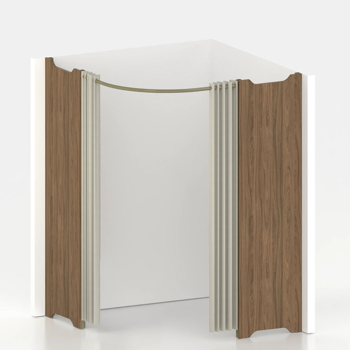 Cabine essayage d'angle PMR Ø 150 cm