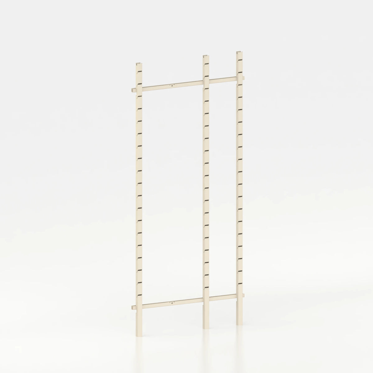 Kit d'agencement 100 cm (1 module 60 cm + 1 module 30 cm) avec 3 montants Poto et jeu de lisses 100 cm — coloris beige