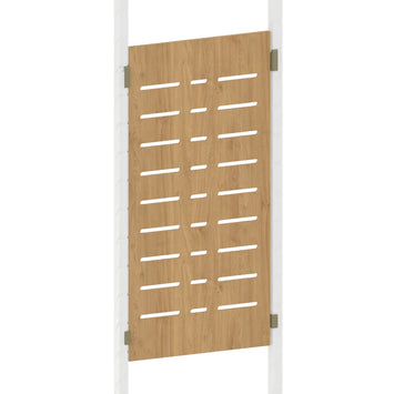 Panneau bois Slatwall - Demi hauteur