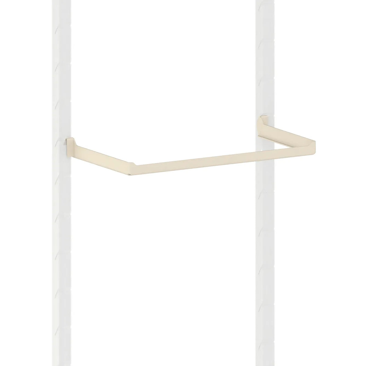 Penderie pour encoche entre montants de boutique — coloris beige