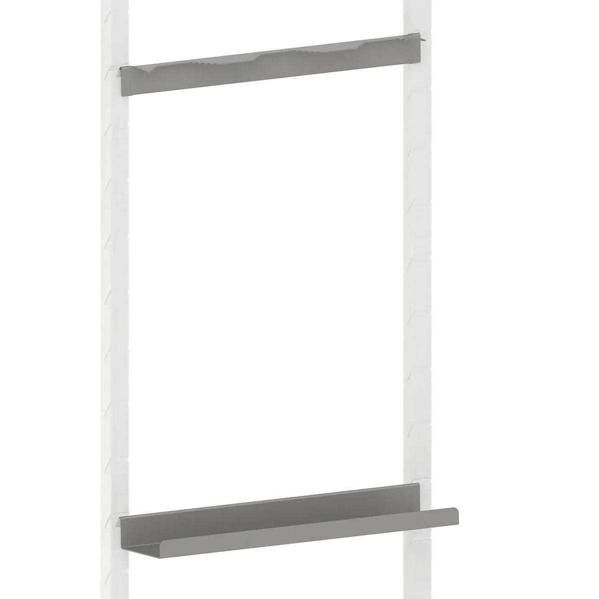 Support d'exposition pour 3 paires de skis (fixation encoche) — coloris gris