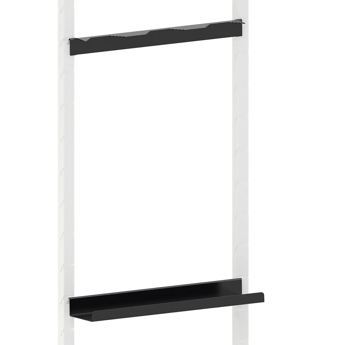 Support d'exposition pour 3 paires de skis (fixation encoche) — coloris noir