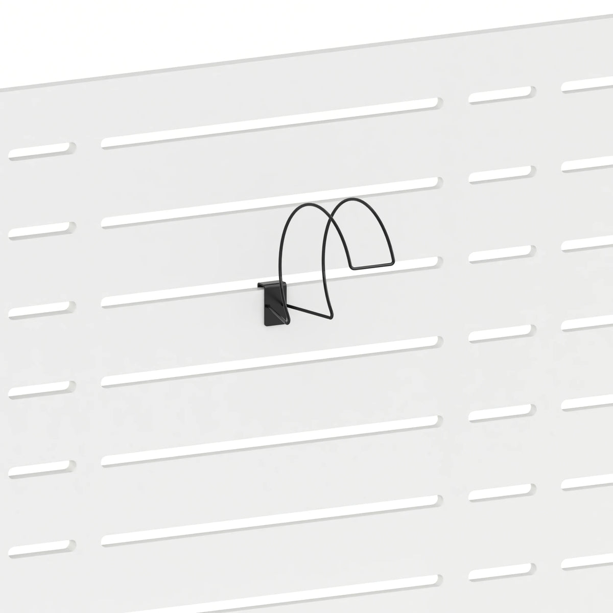 Support d'exposition pour casque de ski (panneau Slatwall) — coloris noir