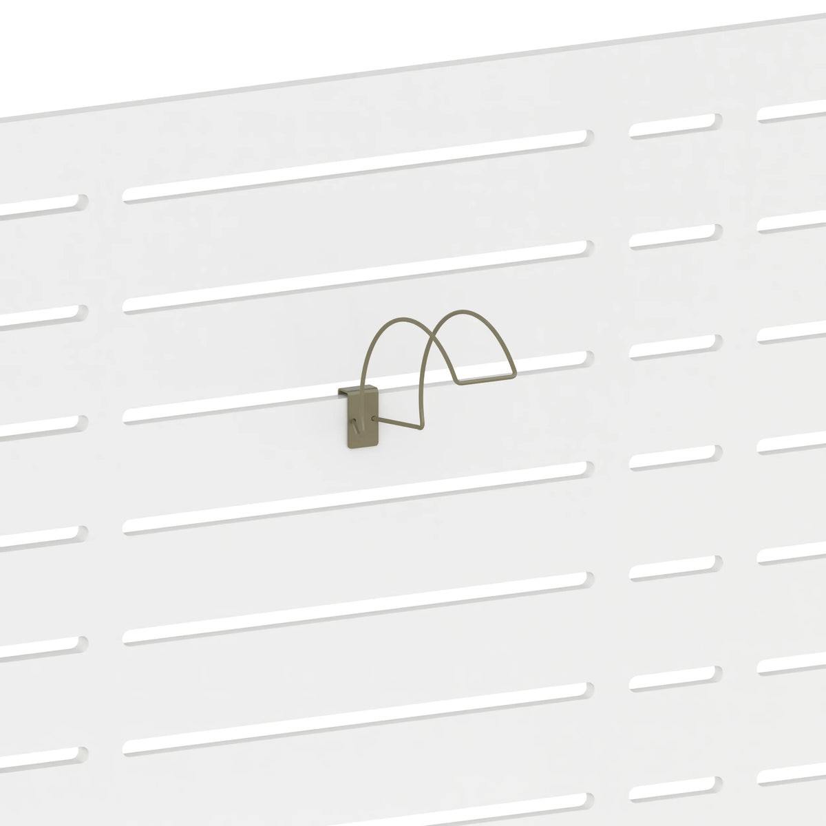 Support d'exposition pour casque de vélo (panneau Slatwall) — coloris kaki