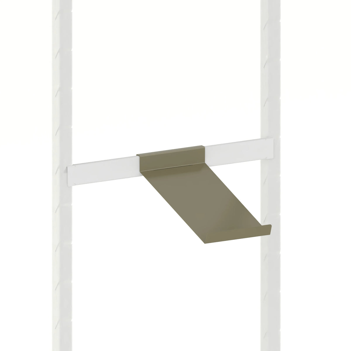 Tablette de merchandising inclinée (barre de charge) — coloris kaki